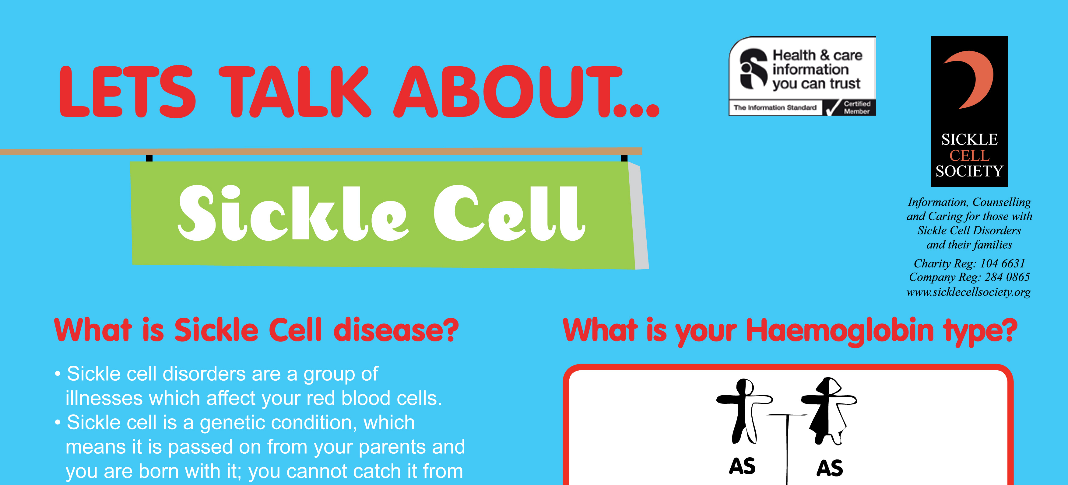 Let’s Talk About Sickle Cell sickle cell awareness poster » Sickle